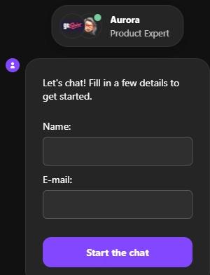 Gtspins Casino customer support live chat with a dedicated support agent